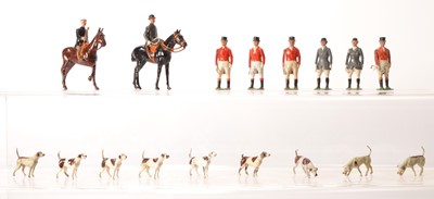 Lot 650 - Britains static Hunt figures from The Meet set comprising Gentleman Farmer