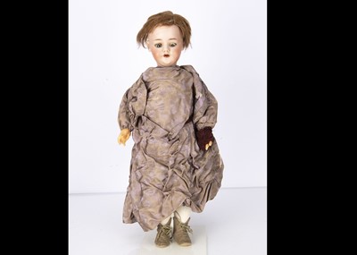 Lot 1416 - A walking and kiss throwing child doll