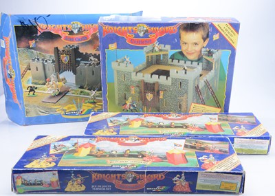 Lot 688 - Britains boxed KNIGHTS OF THE SWORD range sets comprising Jousting Set (2),c