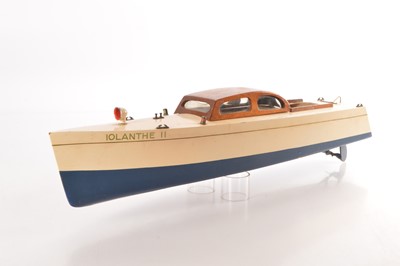 Lot 700 - Bassett-Lowke pre-war electric Motor Launch Day Cruiser 'Iolanthe 11'