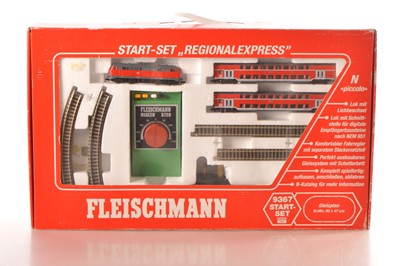 Lot 20 - N Gauge Fleischmann Piccolo  German Starter Set