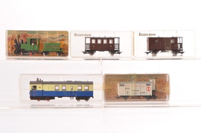 Lot 31 - Eggerbahn  Narrow Gauge 009 Continental and American Locomotives and Rolling Stock (5)