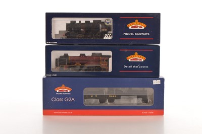 Lot 43 - Bachmann boxed 00 Gauge LMS Steam Locomotives and Tenders (3)