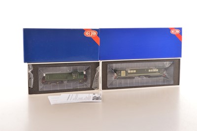 Lot 49 - Two Heljan boxed 00 Gauge BR green Diesel Locomotives (2)