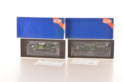 Lot 50 - Two Heljan boxed 00 Gauge BR two tone green centre Cab Diesel Locomotives (2)