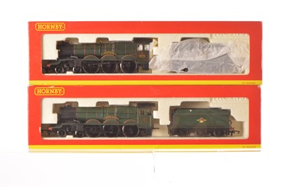 Lot 114 - Hornby China OO Gauge Castle Class Steam Locomotives with Tenders (2)