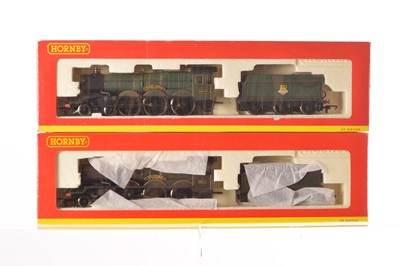 Lot 115 - Hornby China OO Gauge Castle Class Steam Locomotives with Tenders (2)