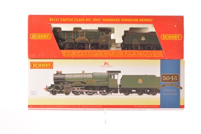Lot 116 - Hornby China OO Gauge Castle Class Steam Locomotives with Tenders (2)