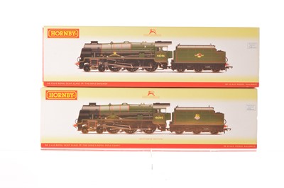 Lot 118 - Hornby China OO Gauge Royal Scot 7P Class Steam Locomotives with Tenders (2)