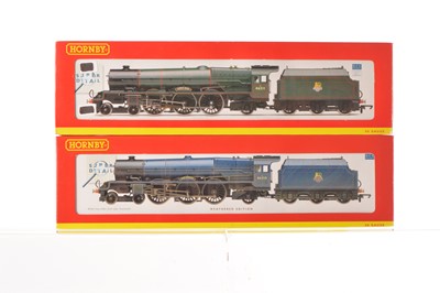 Lot 121 - Hornby China OO Gauge Princess Royal Class Steam Locomotives with Tenders (2)