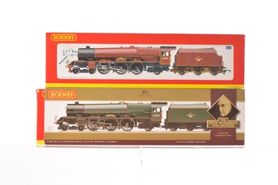 Lot 122 - Hornby China OO Gauge Princess Royal and Princess Class Steam Locomotives with Tenders (2)