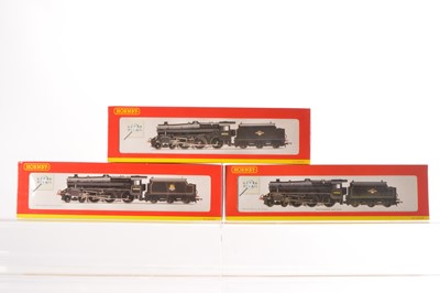 Lot 129 - Hornby China OO Gauge 5MT Class Steam Locomotives with Tenders (3)