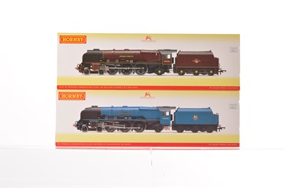Lot 132 - Hornby China OO Gauge Princess Coronation Class Locomotives  with Tenders (2)