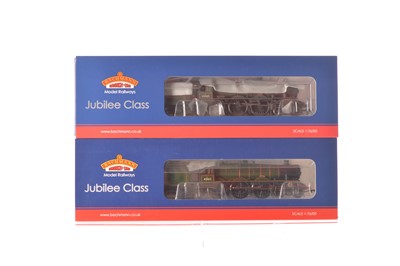 Lot 176 - Bachmann OO Gauge BR Jubilee Class Steam Locomotives with Tenders (2)