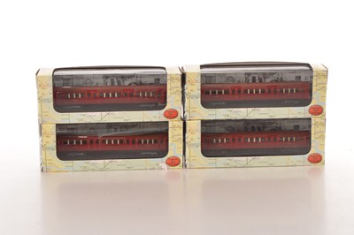 Lot 191 - EFE Gilbow boxed 00 Gauge 1938 Bakerloo Line maroon 4-Car Set modified with a motor bogie fitted (4 plus empty bogie box)