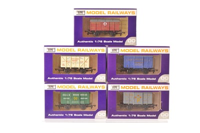 Lot 210 - Wessex Wagons Dapol Special Edition OO Gauge Vans (5)