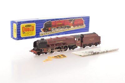 Lot 237 - Hornby-Dublo 00 Gauge 3-Rail 3226 BR maroon Duchess Class 46247 'City of Liverpool' Locomotive and Tender