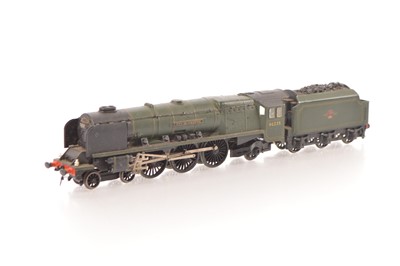 Lot 243 - Hornby-Dublo 00 Gauge ex Duchess of Atholl repainted BR green and converted to 2-Rail and renamed 46235 'City of Leicester'