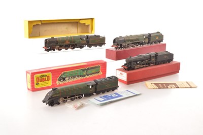 Lot 244 - Four Hornby-Dublo 00 Gauge 2-Raiboxed BR Steam Locomotives and Tenders (4)