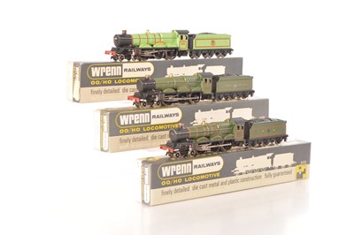 Lot 278 - Wrenn 00 Gauge boxed Castle Class Locomotives and Tenders (3)
