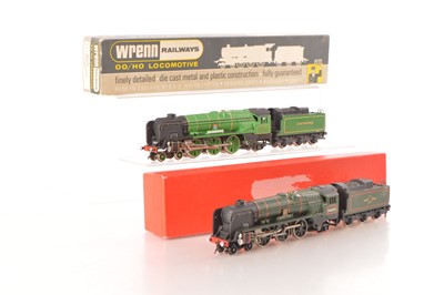 Lot 281 - Wrenn 00 Gauge boxed and unboxed rebuilt West Country Class Locomotives and Tenders (2)