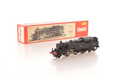 Lot 287 - Wills Finecast F115 00 Gauge kitbuilt BR plain black ex LMS Stanier Class 4 2-6-4T on a  Wrenn chassis