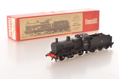 Lot 288 - Wills Finecast F122 00 Gauge kitbuilt BR plain black ex LMS Fowler  Class 4F 0-6-0 Locomotive and Tender