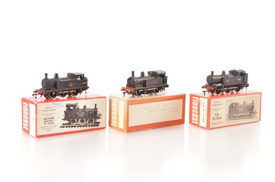 Lot 290 - BR black 00 gauge kitbuilt Wills and K's 0-6-0 and repainted and modified Hornby-Dublo 0-6-0 Tank Engines (3)