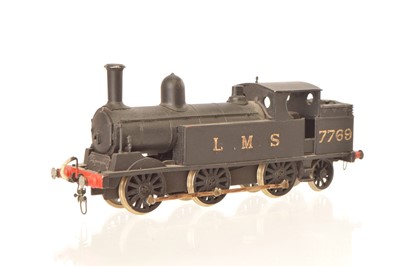 Lot 315 - 00 Gauge kitbuilt LMS black Webb Coal Tank 0-6-2T 7769