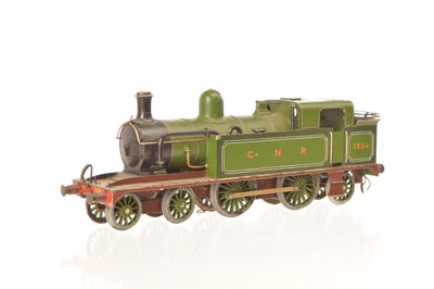 Lot 327 - 00 Gauge early kitbuilt GNR green Class C2 (later C12) 4-4-2 Atlantic Tank No 1534