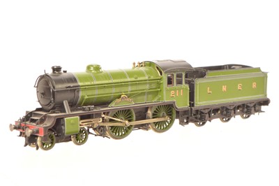 Lot 338 - 00 Gauge kitbuilt LNER lightly weathered green D49 Huntshire Class 4-4-0 with Lentz Rotary Valve Gear No 211 'The York and Ainsty'
