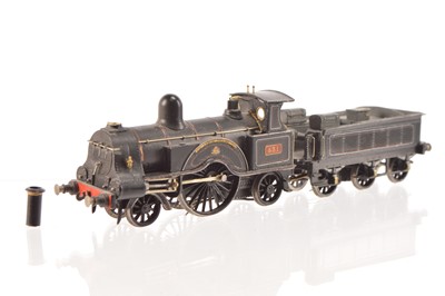 Lot 340 - 00 Gauge kitbuilt LNWR black Lady of the Lake class 2-2-2 521 'Lady of the Lake'