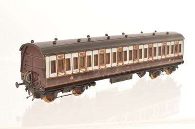 Lot 354 - OO Gauge Ratio Lawrence Scale Models kitbuilt LNWR bogie All Third 2741 Coach