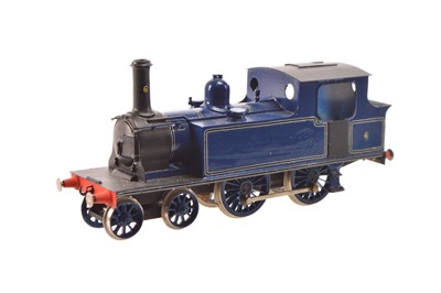 Lot 366 - OO Gauge kitbuilt freelance CR Caledonian Railway blue No 6 4-4-0 Tank Locomotive