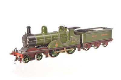 Lot 367 - OO Gauge kitbuilt DJH Great Central Railway lined green 11A Pollitt  Class No 873 4-4-0 Locomotive and tender