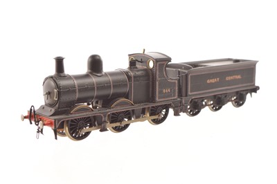 Lot 369 - OO Gauge kitbuilt Great Central Railway lined black Pom-Pom or similar No 644 0-6-0  Locomotive and tender