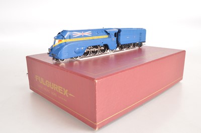 Lot 380 - Fulgurex HO Gauge 2205/1 NORD Super Pacific 4-6-2 39.165 Streamline Locomotive and Tender with Union Flag motif for visit of King George V1 in 1939