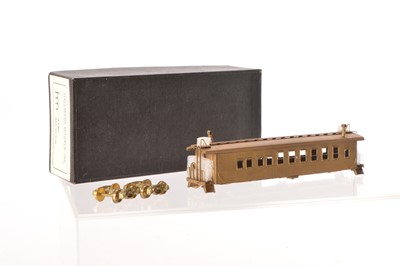 Lot 385 - Hallko Korea for Hallmark Models HO Gauge ATSF unpainted brass Drover Car