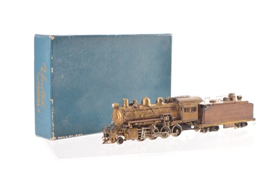 Lot 395 - United Models made in Japan HO Gauge unpainted Santa Fe Class 2-8-0 Locomotive and Tender