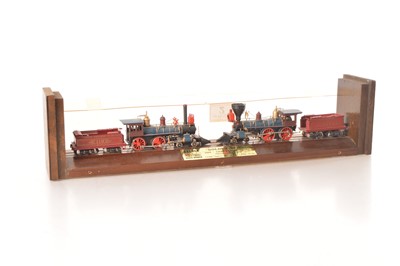 Lot 401 - Precision Engineered Japan for Balboa Scale Models HO Gauge  Golden Spike Centennial Display 1869-1969