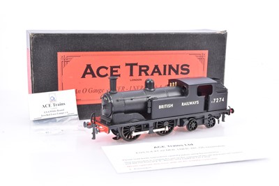 Lot 443 - ACE Trains 0 Gauge E/25 BR satin black Class G5 0-4-4 Tank Locomotive E7274