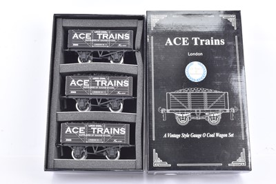 Lot 450 - ACE Trains 0 Gauge three Coal Truck set 'ACE Trains'