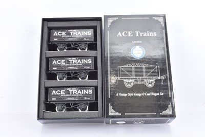 Lot 452 - ACE Trains 0 Gauge three Coal Truck set 'ACE Trains'