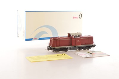 Lot 454 - Lenz O Gauge Continental Outline Diesel Locomotive No.40130 Bo-Bo Centre Cab DB Maroon