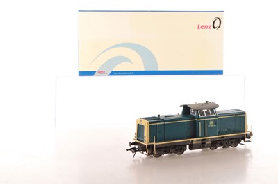 Lot 458 - Lenz O Gauge Catalogue Ref:40131 Diesel Locomotive DB blue and cream