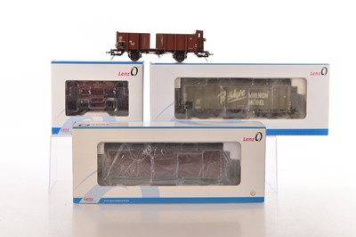 Lot 460 - Lenz 0 Gauge Group of continental Freight cars (4)