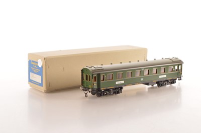Lot 474 - Darstaed 0 Gauge Modern issue Ref:8021 - 034 DB All 1st green Passenger coach