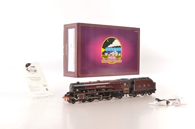 Lot 478 - MTH (Mikes Train House - USA) Modern issue 0 Gauge Ref: 20-3368-1 4-6-2 Loco & Tender LMS maroon 'Duchess of Sutherland'