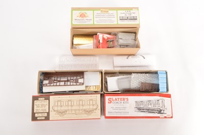 Lot 489 - Blacksmith model /Slaters 0 Gauge Finescale GWR Rolling stock kits (3)