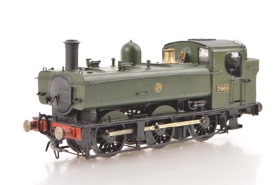 Lot 495 - Castle Kits 0 Gauge Finescale Kitbuilt 0-6-0 Pannier Tank Loco GWR Green class 7400